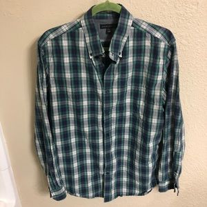 Banana Republic Plaid Button Down
